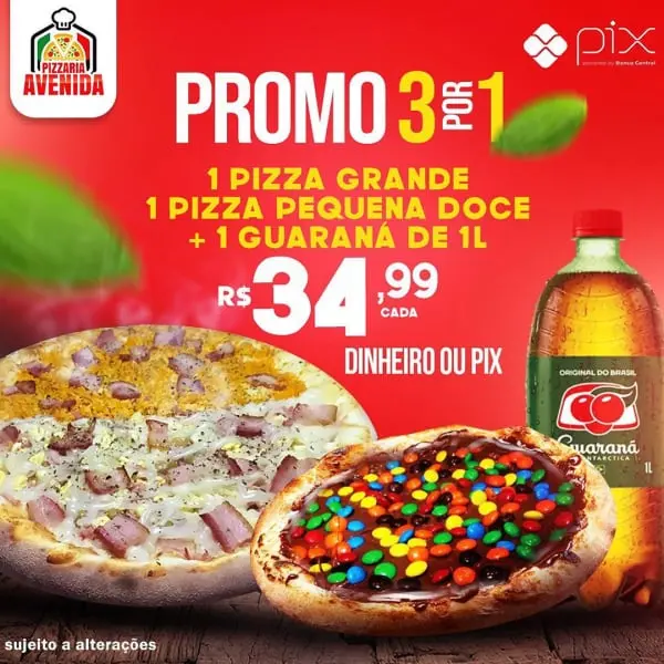 Pizzaria Avenida combo 1